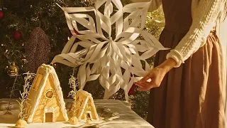 如何在家里制作3D纸质星星温暖的圣诞节，并更新关于我的未来的信息