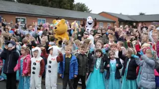 Firfield Primary School 'Let it go Flashmob' for Children in Need