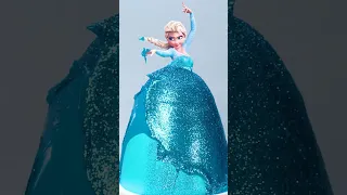 Amazing Tsunami Elsa Princess Cake Recipe #Shorts
