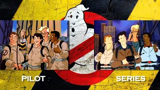 The Real GHOSTBUSTERS Side by Side Pilot vs. Series Intro