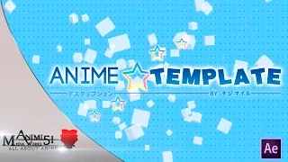 Adobe After Effects CC/CS6 Anime Intro Template 9 (FREE)