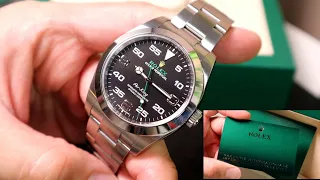 全新版2020劳力士 Rolex air king 空霸 |唯一彩色Logo,milgauss防磁3131机芯壳,40mm完美 | 上手比"探一"更型更硬汉! 116900