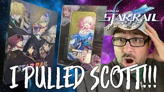 WHO CARES IF I PULL ANOTHER METAL CARD! I PULLED SCOTT!!! SO HYPE! BEST STAR RAIL CHARACTER EVER!!!