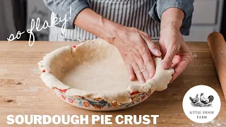 Making Flaky All-Butter Pie Crust With Sourdough Discard