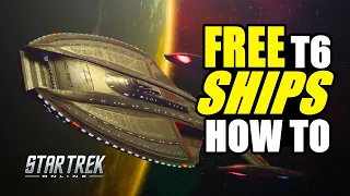 How To Get Free T6 Ships🖖Star Trek Online