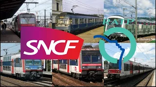 Des rames de RER de l’ancienne génération à la plus récente !