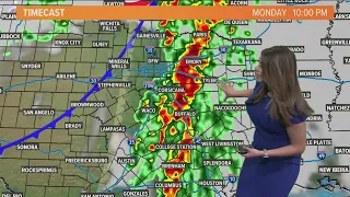 DFW weather: Latest severe storm chances and timing for Monday