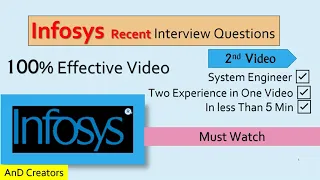 System Engineer Interview Experience 02 [ Infosys ] Question and Answers | 2022 Recent