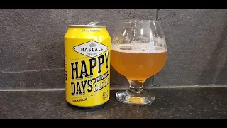 Rascals Happy Days Juicy Session Pale Ale By Rascals Brewing Company | Irish Craft Beer Review