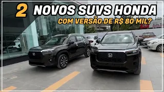 NOVOS SUVS HONDA NO BRASIL  MELHOR QUE  TOYOTA YARIS CROSS E COROLLA CROSS COM PREÇO ATRAENTE?