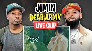 AMERICAN RAPPER REACTS TO -지민 (Jimin) '편지 (Dear. ARMY)' Live Clip #2023BTSFESTA