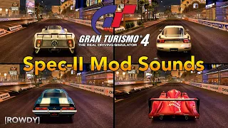 Gran Turismo 4: NEW Car Sounds Compilation (Spec II Mod)