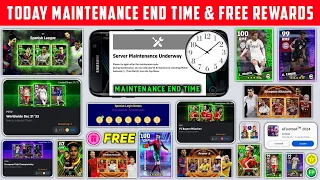 Today Maintenance End Time In eFootball 2024 Mobile || Server Maintenance End Time In eFootball 2024