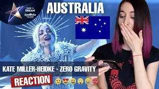 Kate Miller-Heidke - Zero Gravity (Australia) Евровидение Австралия 2019 | REACTION (реакция)