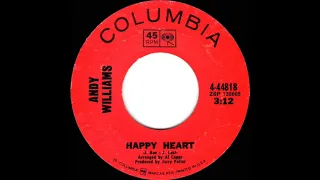 1969 HITS ARCHIVE: Happy Heart - Andy Williams (mono 45--#1 A/C)