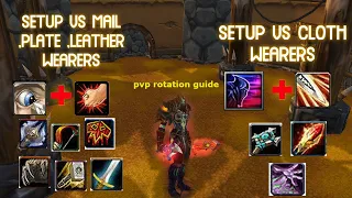 CLASSIC WRATH- Sub Rogue PvP Rotation Guide easy step by step explanation