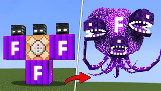 I Spawn Mega F Bomb Wither Storm in Minecraft
