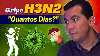 H3N2  │ QUANTO TEMPO DEMORA A GRIPE? QUANTOS DIAS AINDA É POSSÍVEL TRANSMITIR O VÍRUS?