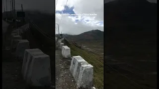 Nathula Pass indo-china border. Connects Gangtok & Tibet #shorts