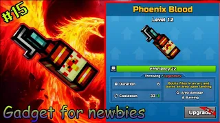 Pixel Gun 3D. {#15} Phoenix Blood lvl.12|Gadget for newbies [Damage test & Gameplay]