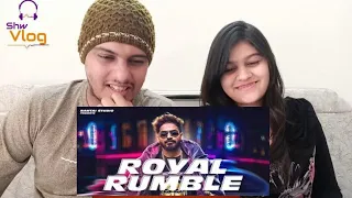 EMIWAY - ROYAL RUMBLE (PROD BY. BKAY) (OFFICIAL MUSIC VIDEO) reaction