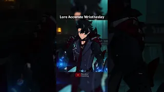 Genshin Impact Normal Wriothesley Vs Lore Accurate Wriothesley #genshinimpact