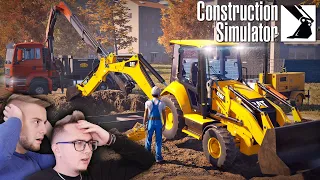 Powracamy na Budowę 👷‍♂️⚒️  Będzie wesoło... 😂 Symulator Budowy - Janusze Budowlanki #1 🚧 MST