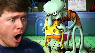 Reacting to SPONGEBOB the NIGHTMARE!