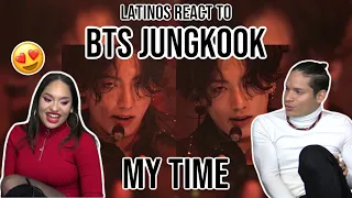 Waleska & Efra react to JUNGKOOK "MY TIME" |BTS MAP OF THE SOUL ON:E CONCERT| REACTION