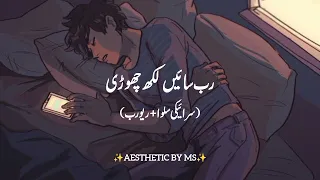 Rab Sain Likh Chodi | Pardesi | Saraiki Slowed and Reverb | Lofi Song