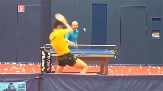 Zhang Jike Multiball training