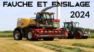 ☘️😮 FAUCHE ET ENSILAGE D'HERBE 2024