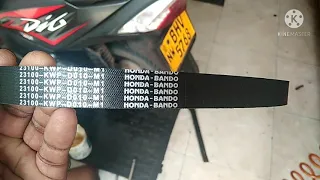 HONDA DIO BELT REPLACE (HOW TO WORK BELT)