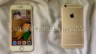 Using iPhone 6s  in 2023 + camera test / Aesthetic #iphone #iphone6s