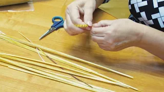 Видеоурок #2 Плетение соломенного плетешка