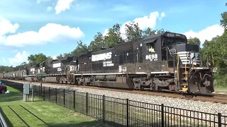 NS C40-8 Leads NS 334 at Locust Grove, GA 9/24/14