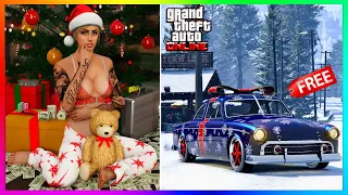 FREE Christmas Gifts, XMAS Outfit, SNOWFALL, New Car, MONEY, GTA 5 Chop Shop DLC (GTA Online Update)