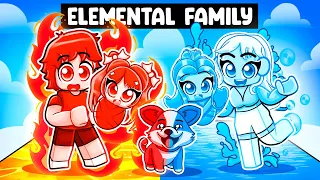 Having an ELEMENTAL FAMILY in Roblox!