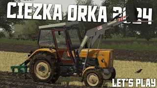 ✔Wielki Powrót Serii!?➜Ciężka Orka Po Oborniku 2024?!☆Ursus c360 & Pług UG3?!✩Let's Play #6🔥Fs19