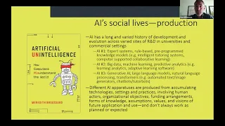 The social lives of AI in higher education