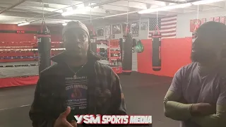 Bozy Ennis on Jaron Ennis vs Gary Antuanne Russell Amateur Bouts "He knocked his Mouthpiece out"