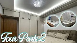 TOUR pela nossa CASA NOVA - Parte 2 🏠 Quartos, Lavanderia, Banheiros e Jardim