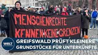 PROTESTE GEGEN GEFLÜCHTETE: Kompromiss gefunden? Greifswald will nun kleinere Unterkünfte bauen