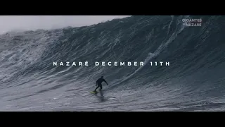 Nazaré em seus dias de ondas gigantes - temporada 21/22