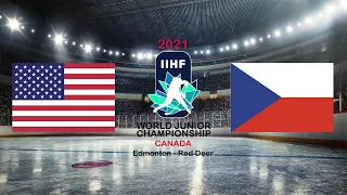 США - ЧЕХИЯ 29.12.2020 | МЧМ 2021 | USA - CZECH REPUBLIC | WJC 2021 | HIGHLIGHTS