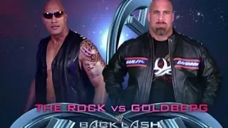 BACKLASH 2003 - THE ROCK VS GOLDBERG FULL MATCH| WWE 2K17 REMAKE