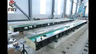 Large gantry milling machine base