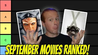 September Movies & Shows I Watched Ranked!