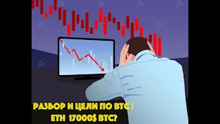 Разбор и цели по BTC | ETH | SMART MONEY | PRICE ACTION | 17000$ BTC?