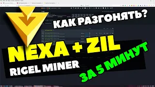 НАСТРОЙКА NEXA + ZIL ЗА 5 МИНУТ В HIVE OS | КАК ПРАВИЛЬНО РАЗГОНЯТЬ | КАКИЕ ПУЛЫ ВЫБРАТЬ |